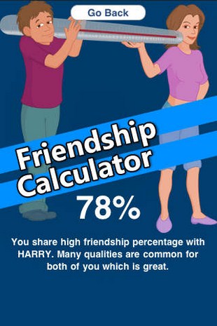 Friendship Calculator for iOS