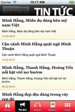 Minh Hằng for iOS
