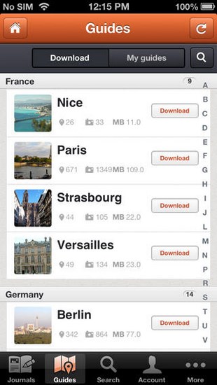 Travel Guide & Journal for iOS