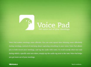 Voice Pad for iPad