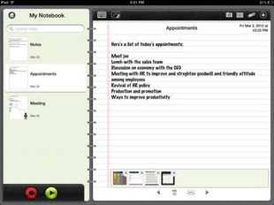 Voice Pad for iPad