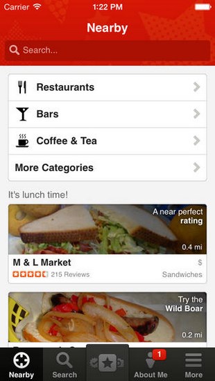 Yelp for iOS