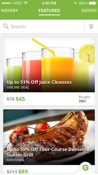 Groupon for iOS