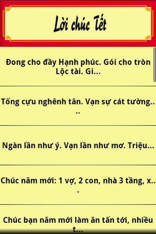 SMS tết Việt Nam 2013 for Android