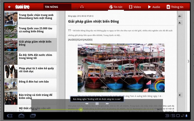 Tuoi Tre (Tablet) for Android
