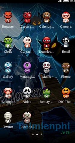 download halloween night theme cho android