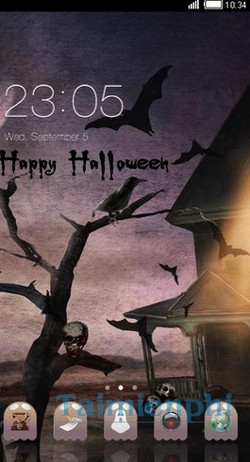 download happy halloween theme cho android