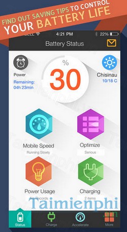 download battery max pro cho iphone