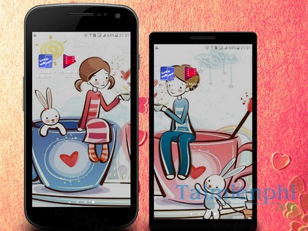Couple Wallpaper cho Android - Ứng dụng hình nền đôi trên Android -Ứng