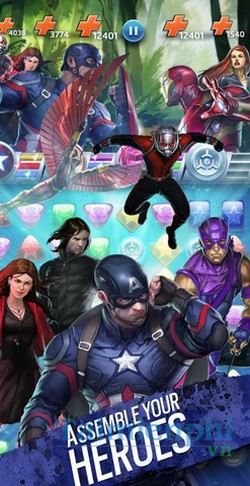 download marvel puzzle quest cho android