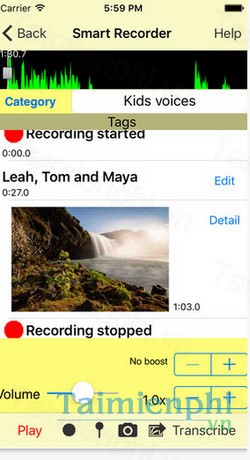 download smart recorder classic cho iphone