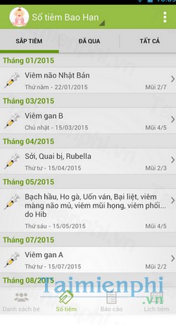 download so tiem chung cho android