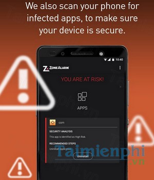 download zonealarm mobile security cho android