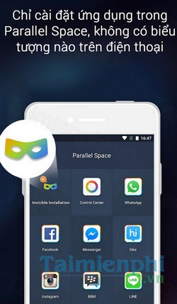 download parallel space cho android 