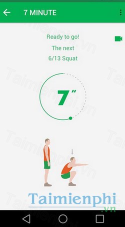 download 7 minutes workout cho android