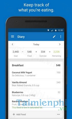 download calorie counter cho android