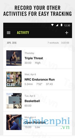 download nike training club cho android