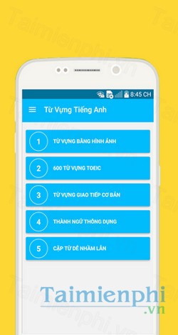 download hoc tieng anh that de cho android