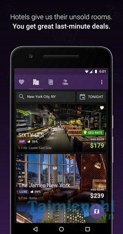 download hotel tonight cho android