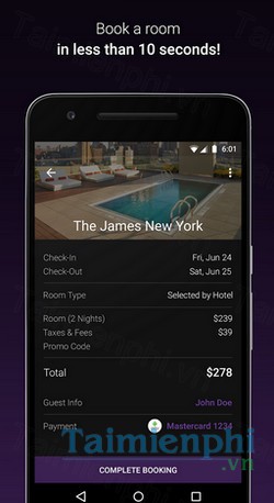 download hotel tonight cho android