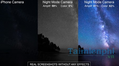 download night photo and video shoot cho iphone