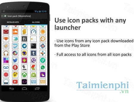 download awesome icons cho android