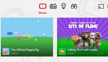 download youtube kids cho android