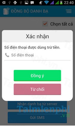 download dong bo danh ba cho iphone