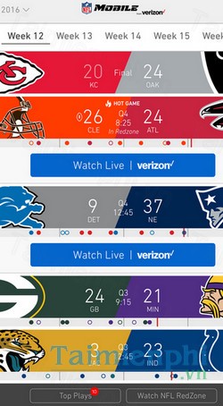 download nfl cho iphone