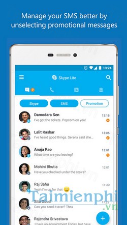 download skype lite cho android