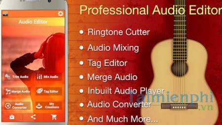 download audio mp3 cutter mix converter cho android