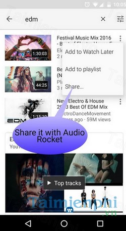 download audio rocket beta cho android