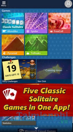 download microsoft solitaire collection cho android