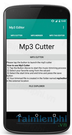 download mp3 editor cutter merger cho android