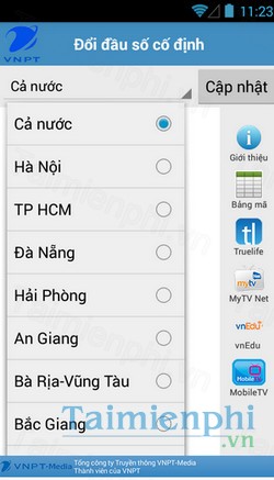 download vnpt update contact cho android