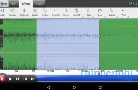 download wavepad audio editor free cho android