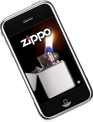 Virtual Zippo Lighter for iPhone