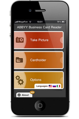 ABBYY Business Card Reader for iPhone