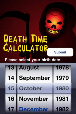 Death Time Calculator for iOS