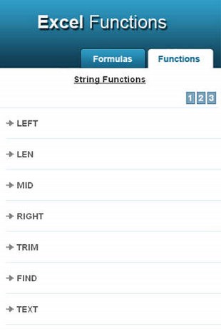 Excel Formulas for iOS