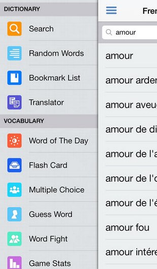 French Dictionary Pro Free for iOS