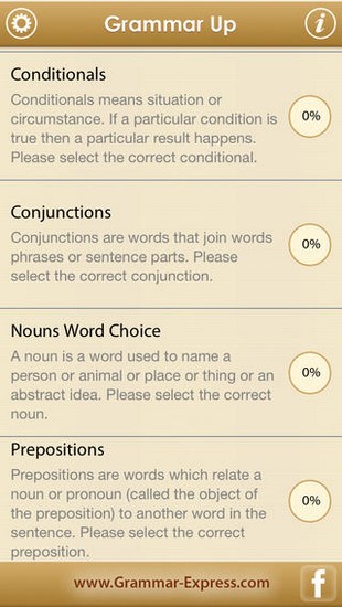Grammar Up Free for iOS