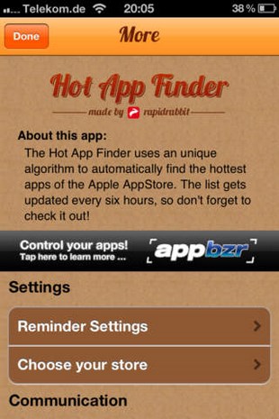 Hot App Finder for iOS