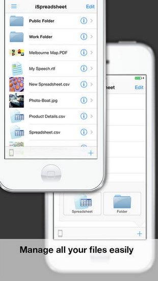 iSpreadsheet for iPhone