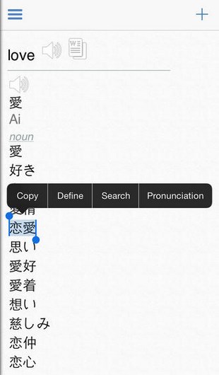 Japanese Dictionary Free for iOS