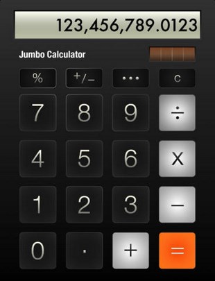 Jumbo Calculator for iPad
