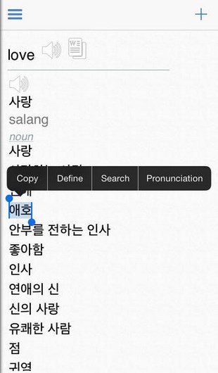 Korean Dictionary Free for iOS