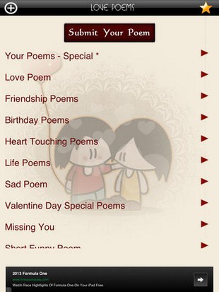 Love Poem HD for iPad