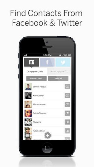 Myspace for iOS