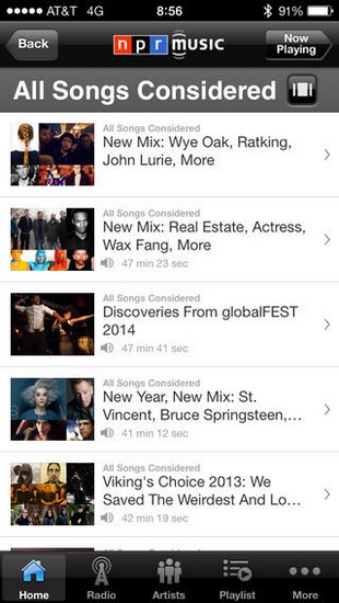 NPR Music for iOS